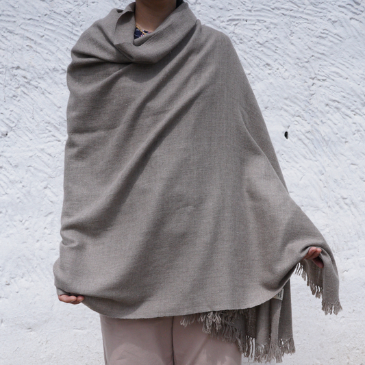 Grey Pashmina Shawl