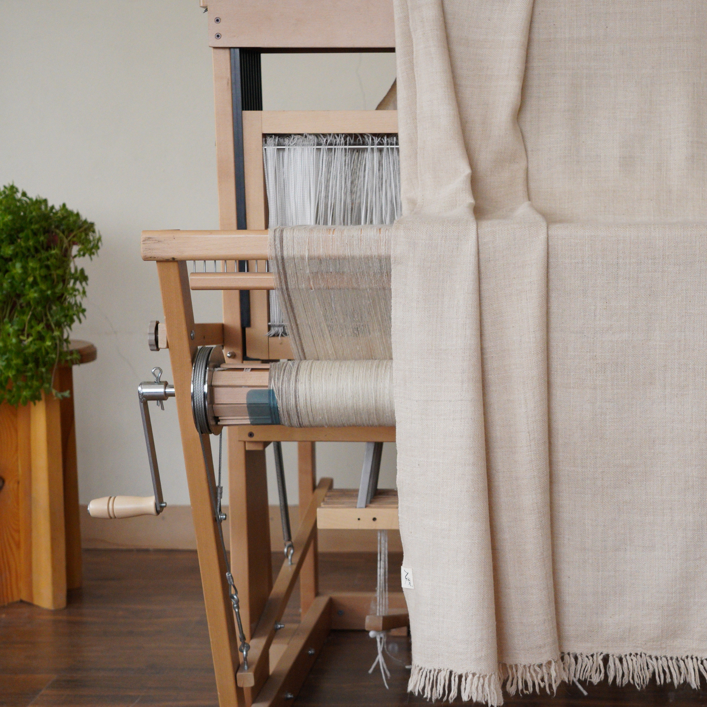 Natural Beige Pashmina Shawl