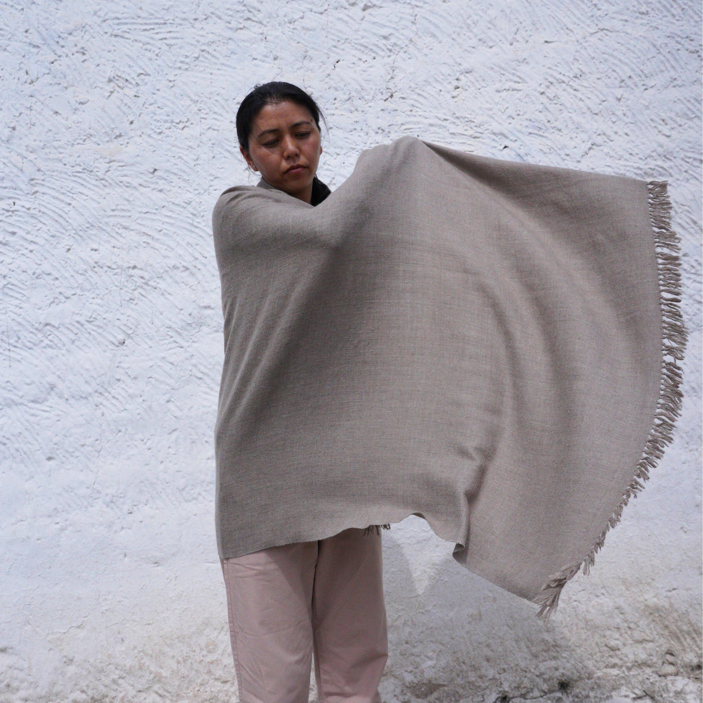 Grey Pashmina Shawl