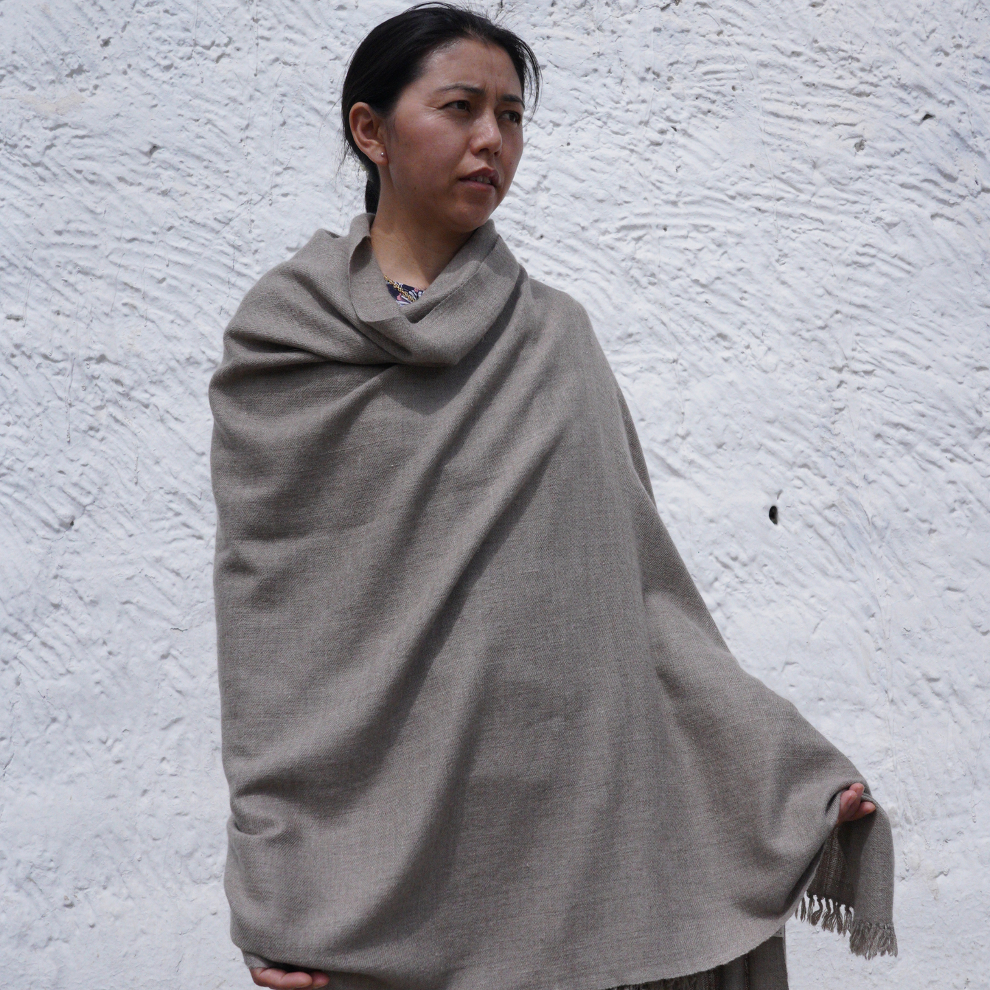 Grey Pashmina Shawl