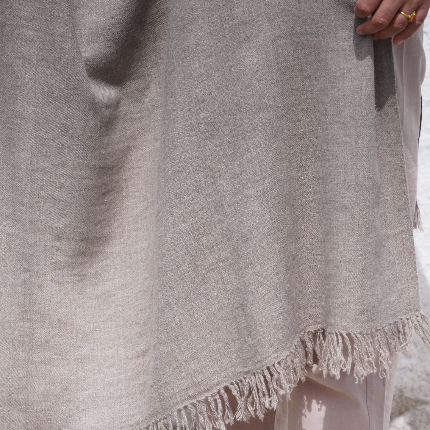 Grey Pashmina Shawl