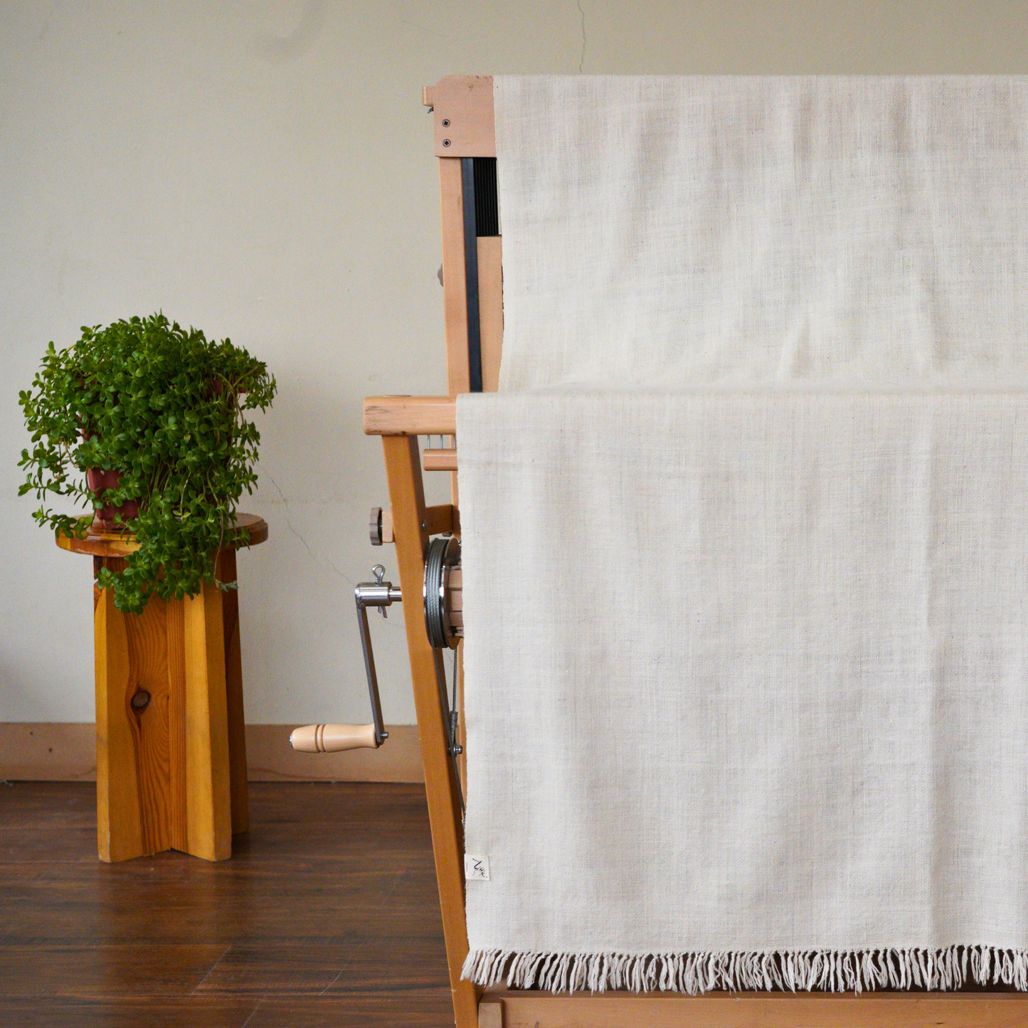 Natural White Pashmina Shawl
