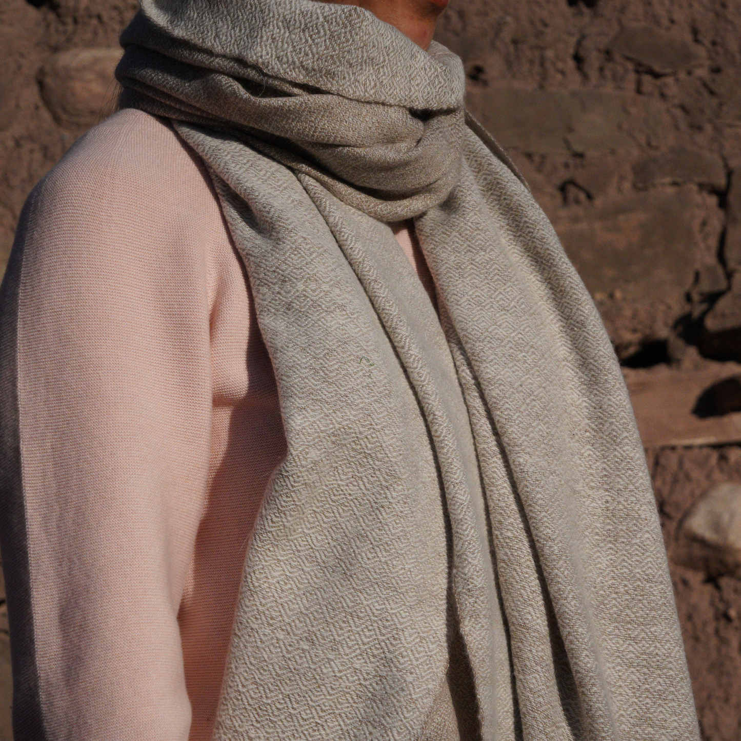Dual-Toned Pashmina Shawl.