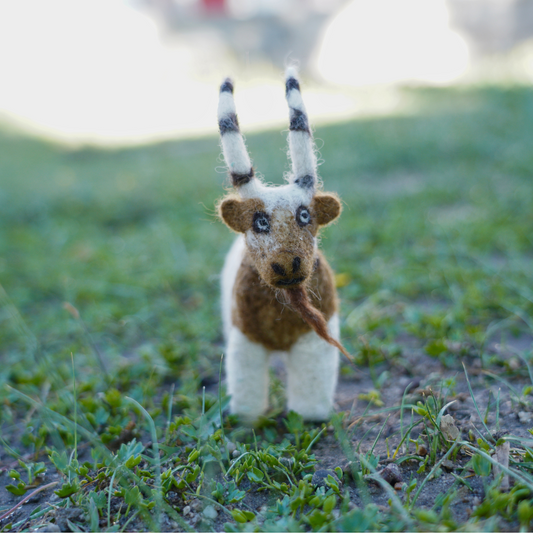 Ibex – Needle-Felted by Ladakhi Farmers
