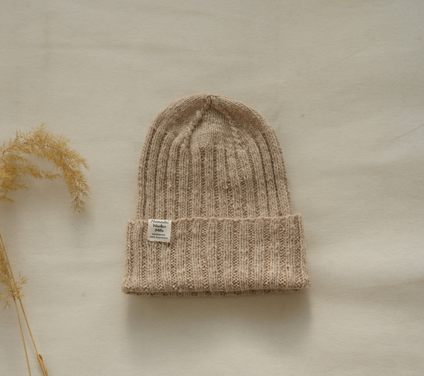 Hand-Knitted Pashmina Beanie