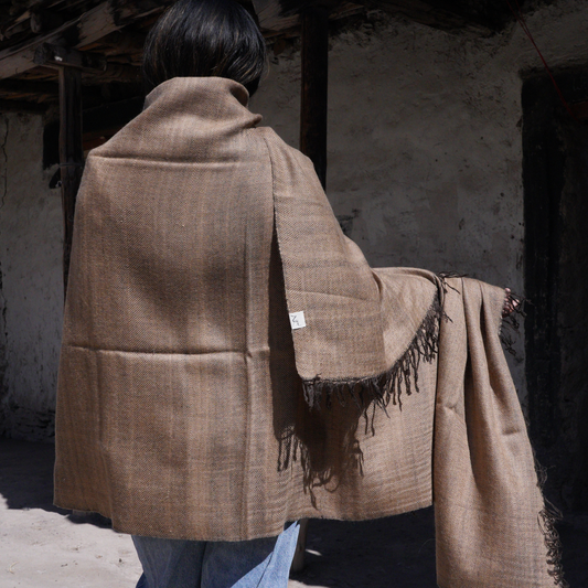 Yak And  Bactrian Camel Wool Shawl