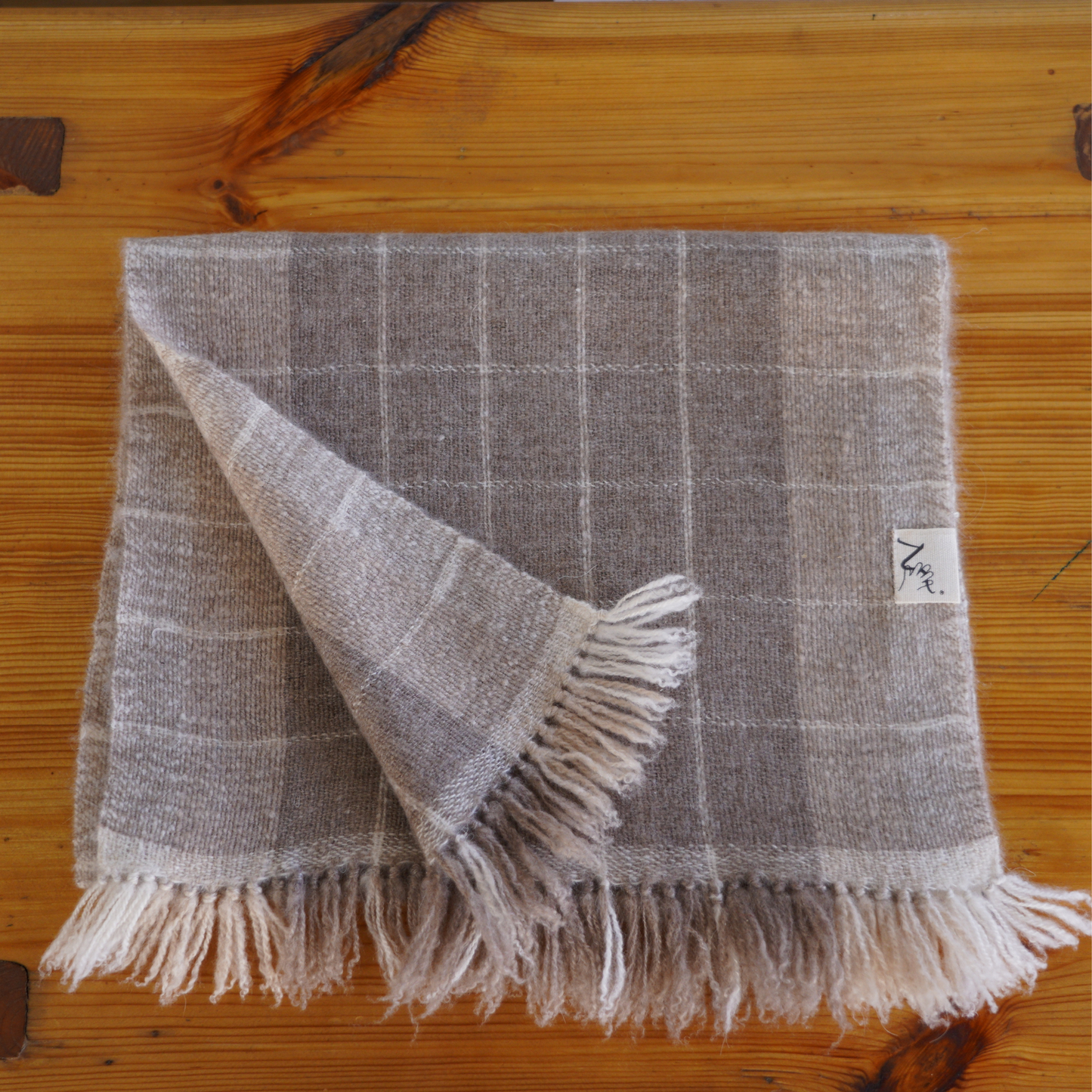 Handcrafted Natural Pashmina Scarf